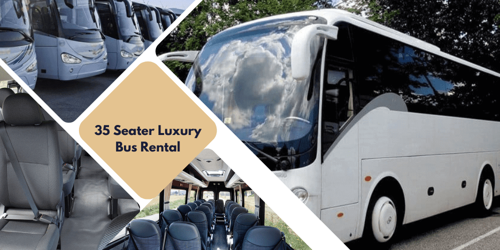 5 seater luxury bus rental With Driver in Dubai